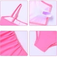 thumbnail image 4 of JAJAHO Girls One Piece Swimsuit With Mesh Skirts 2PCS Set Kids Teens Beach Outfits Ruched Sweetheart Neck High Cut Bathing Suit With Adjustable Straps Stylish Swimwear, 4 of 4