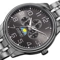 thumbnail image 2 of Men's Quartz Multi-function Alloy Black Bracelet Watch, 2 of 4