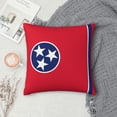 thumbnail image 7 of Decorative Throw Pillow Cover Flag Of Tennessee Square Pillowcases Cushion for Farmhouse Home Decor 16"x16", 7 of 7