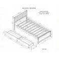 thumbnail image 2 of Modern & Clean Design Twin Bed with Storage | KD Easy Assembly, 2 of 15