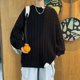 thumbnail image 4 of Suéteres para hombre, jerséis de lana, informales, de punto, feos, para Navidad, antibolitas, jerseys grandes de gran tamaño, ropa de invierno para hombre, 4 of 4