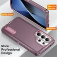 thumbnail image 3 of Funda para Teléfono Samsung Galaxy S26 Ultra 5G de 6,9" con Soporte Incorporado, Funda Protectora Resistente a Prueba de Golpes/polvo/caídas de Grado Militar para Samsung Galaxy S26 Ultra 5G, Púrpura, 3 of 8