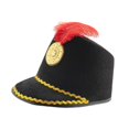 thumbnail image 2 of EHJRE Drum Major Hat Costume Accessories for Men Women Dressing up Headgear Decorative, 2 of 9