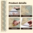 thumbnail image 5 of Vintage Peel and Stick Wallpaper 17.7in x 9.8ft Vintage Floral Damask Soft Beige Blue Tones Contact Paper Vinyl Waterproof Self Adhesive Wall Paper for Bedroom Shelf Cabinet Renter Friendly, 5 of 8