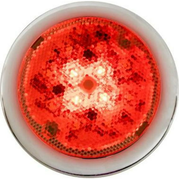 Sea-Dog Line 401679 Stainless White and Red LED 12V Low Profile Day and Night Task Light with On/Off Switch