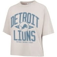 thumbnail image 2 of Women's '47 Natural Detroit Lions Cropped Windthrow Ravine T-Shirt, 2 of 3