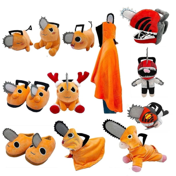 New Chainsaw Man Plush Toys Cute Soft Stuffed Pochita Dolls For Kid Birthday Christmas Gift