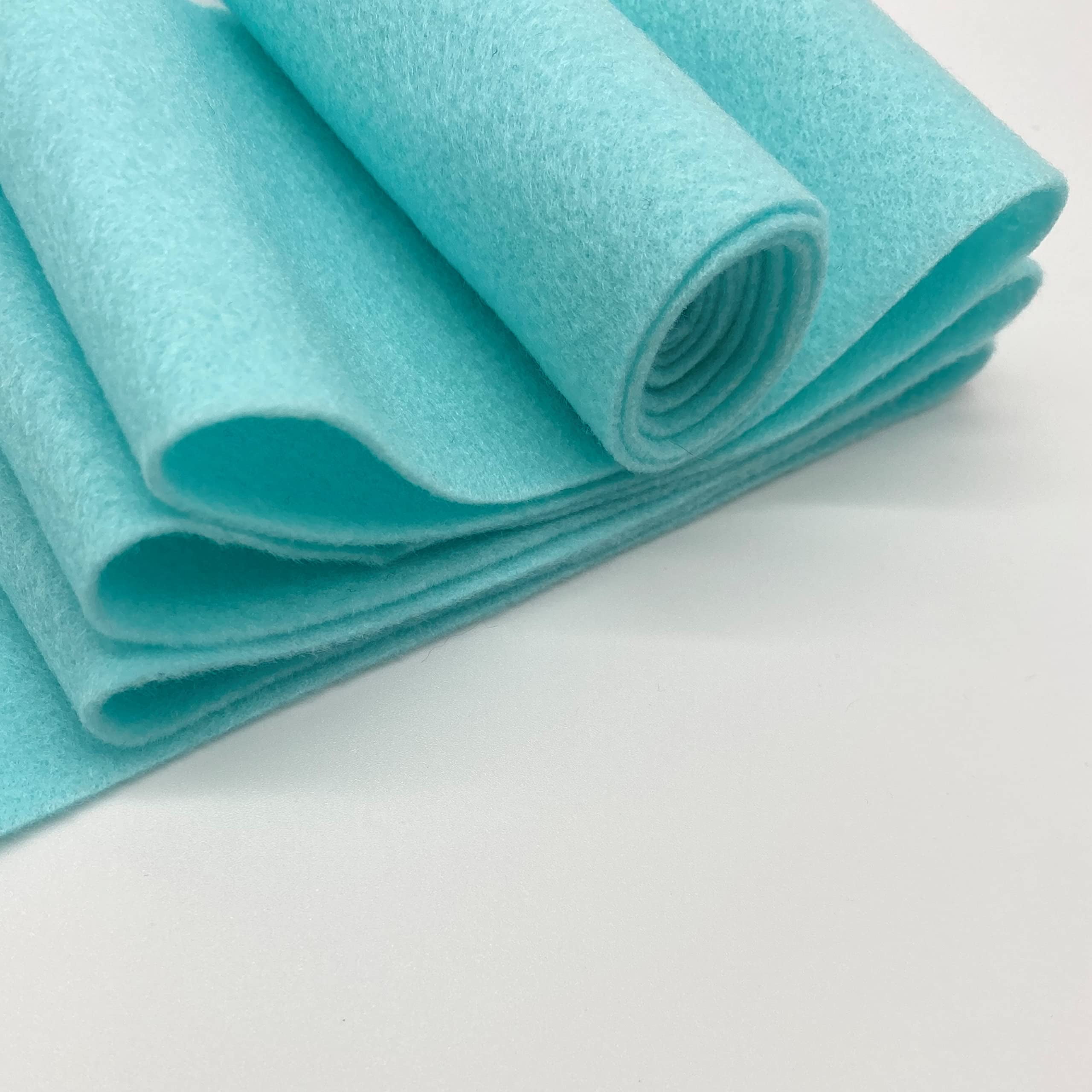 Ice Fabrics Craft Felt Fabric by The Yard - 72" Wide Acrylic Felt for DIY Arts & Crafts - Aqua - 5 Yards