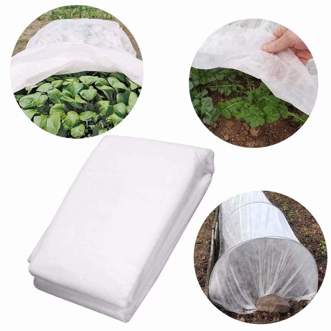 UniEco Floating Row Cover 1.2oz 10'x50' Reusable Plant Covers for