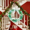 thumbnail image 4 of Hometravel Sea Glass Christmas Wreath, Coastal Style Holiday Decoration, Beach Theme Seasonal Display for Door, Wall, Festive Home Decor, 4 of 8