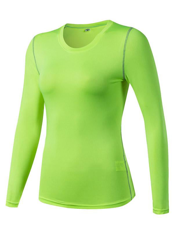 Bobolink Womens Long Sleeve Workout Tops Cool Dri Fit Yoga Running T Shirts