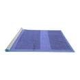 thumbnail image 2 of Ahgly Company Machine Washable Indoor Rectangle Abstract Blue Modern Area Rugs, 3' x 5', 2 of 4