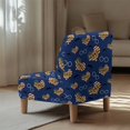 thumbnail image 5 of HELLHERO Dustproof Stain Protection Armless Accent Chair Slipcover for Armless Slipper Chair, Anti Scratch Pet Friendly Armless Chair Covers Super Dad Heart Print, 5 of 8
