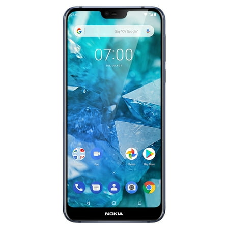 Nokia 7.1 TA-1085 64GB Unlocked GSM + Verizon Android One Phone - (Best Low Cost Android Phone)