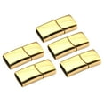 thumbnail image 3 of 5 Uds., Cierres Magnéticos de Bloqueo Rectangular, Hallazgos de Joyería de material acero Inoxidable Duraderos, Cierres de , Manualidades DIY, Colores Br , Dorado1 perfecl Cierres de pulsera, 3 of 8