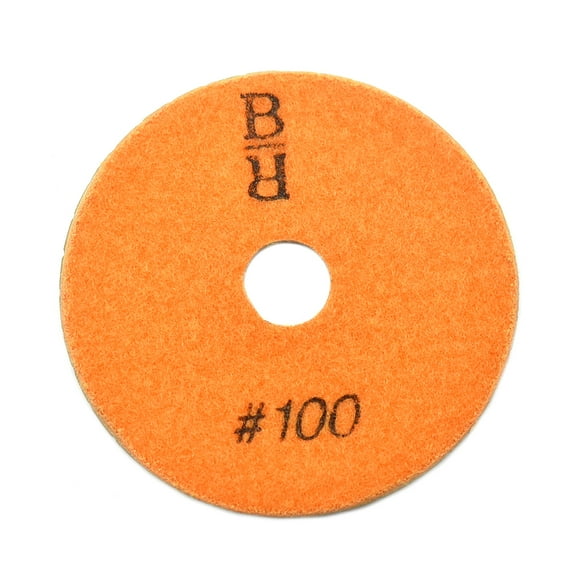 Specialty Diamond BRTW4100 4" Diamond Wet Polishing Pad, 3mm Thick 100 Grit
