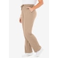 thumbnail image 3 of Woman Within Plus Size Tall Sport Knit Straight-Leg Pull-On Pants, 3 of 6