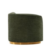 Manhattan Comfort Daria Sofa with Solid Wood Frame in Olive Green