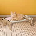thumbnail image 1 of Percha para ventana de gato de doble propósito, estante para hamaca, ajustable, resistente, duradera, cama para gato, lavable para gatos de interior, gris rosa Salvador Percha de ventana de gato, 1 of 10