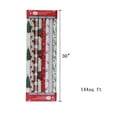 thumbnail image 2 of Holiday Time Red and White Christmas Wrapping Paper, 8 Rolls, 144 Sq ft, 2 of 10