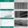 thumbnail image 4 of Dextrus Metal Shoe Cabinet with 3 Drawers and Gooseneck Drawer, 4 of 8