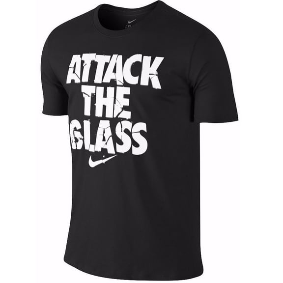 Nike Men's Dri-Fit Attack The Glass Basketball T-Shirt-Black