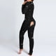 thumbnail image 2 of Pijama con botones para mujer, Pelele con solapa abotonada funcional, estampado negro Harajuku, ropa de dormir para adultos, 2 of 4