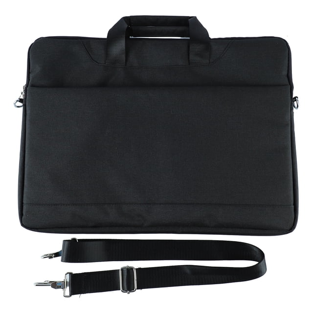 Bolsa para portátil de 15,6 pulgadas, gran capacidad, impermeable, transpirable, de tela Oxford, portátil, con correa para el hombro, color negro