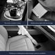 thumbnail image 2 of Caja de almacenamiento para espacio de asiento de coche, relleno de espacio para asiento con portavasos, bolsillo organizador de relleno lateral de consola de cuero PU de primera calidad para, 2 of 8