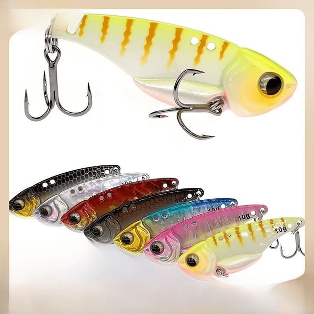 Cebo falso Ares Metal Luya VIB de 10 g/15 g para matar peces mandarines, cebo Luya, rendimiento anti-enganche