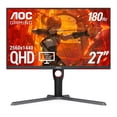 thumbnail image 1 of AOC Q27G3XMN Mini monitor LED para juegos de 27", 2K QHD 2560x1440, 180 Hz 1 ms, 2X HDMI 2.0, 2X Display Port, altura ajustable, preparado para Xbox/PS5/Switch, 3 años de punto de brillo cero, 1 of 5