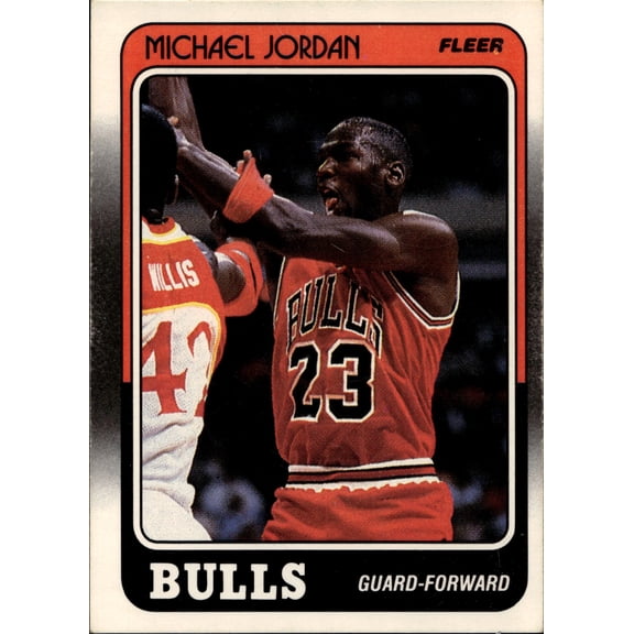 1988 Michael Jordan Fleer #17 Iconic 80s Basketball Card