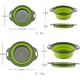 thumbnail image 2 of 2pcs Set Silicone Colander, Foldable Filter,fruit And Vegetable Basket, 2 of 5