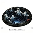 thumbnail image 5 of 3D Halloween Round Rug, Illusion Halloween Round Mat, Funny Rug with Non-Slip Soft Visual Effect Door Mat for Living Room Indoor Decor, 5 of 5