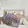 thumbnail image 2 of Ten Commandments Blanket Bible Verse Throw Blanket Christian Gift Blanket Inspirational Spiritual Gifts for Women Cozy Purple Flannel Throws Gifts for Girls Ladies Friends 50x60 Inch, 2 of 6