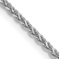 thumbnail image 1 of 14K White Gold Wg 1.7mm D/C Spiga Chain (30 X 1.7) Made In Peru pen128-30, 1 of 5