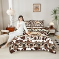 thumbnail image 4 of Castle Fairy Full 3-Piece Horse Cow Aztec Comforter Set, 4 of 8
