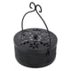 thumbnail image 2 of Soporte de bobina para mosquitos, soporte de cenizas de Metal, caja para quemar incienso de bobina portátil redonda (negro) NikouMX  Muebles, 2 of 8