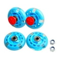 thumbnail image 2 of S SERENABLE 4 Pieces Kids Twist Car Wheels Protect Your Floor Universal Replacement Part Blue, 2 of 9