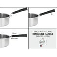 thumbnail image 4 of Cristel Casteline Stainless Steel 4.1-Quart Wok With Lid, 4 of 7