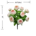 Mainstays Indoor Artificial Flower Ranunculus Bush, Lt Pink Color