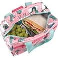 thumbnail image 2 of Thermos® Llamas Insulated Lunch Kit, 6-3/16"H x 9-1/4"W x 5"D, Pink/Seafoam, 2 of 2