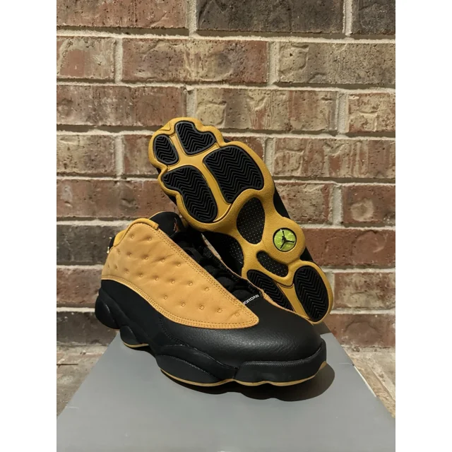 Ni - ke New 10.5 Ni - ke Air Jordan 13 XIII Retro Low Black Chutney 2017 310810-022 Men