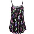thumbnail image 1 of Robe d'Été Ample pour Femmes, Robe Décontractée Sans Manches à Col en V, Imprimé Rayé, Robe à Bretelles, Robe Florale d'Été pour Femmes, 1 of 3