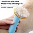 thumbnail image 4 of Dog H Removal Brush Soft Dog Cat Bathing Massa Brush - Pet Ging H Removal Brush Ntly Removes Loose Undercoat () (1pcs), 4 of 4
