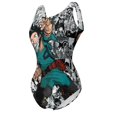 thumbnail image 5 of My Hero Academia Womens Bathing Suits One Piece Swimsuits Cute Bikini Printed Swimwear Cover Up Dress S, 5 of 7