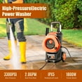 thumbnail image 2 of Vebreda 3800 PSI Electric Pressure Washer, 2.6 GPM High-Powered Cleaner with 5 Quick-Connect Nozzles, Portable Design & Safety Features for Home, Car & Patio, 2 of 6
