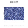 thumbnail image 4 of Placemats Set Of 4 / 6, Dark Blue Glitter Patterns Placemats For Dining Table Indoor/Outdoors Heat Resistant Washable Placemats 18" X 12", 4 of 8