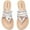 Silver 8023-229, variant on Ataiwee Women's Flat Slide Sandals, Fashion Strappy Braided Slip On Flat Summer Shoes.