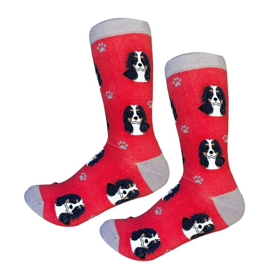 Cavalier King Charles Tri Color Socks